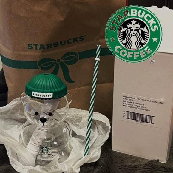 2025 Holiday Drop Starbucks Bearista Cup NIB - Picture 1 of 4